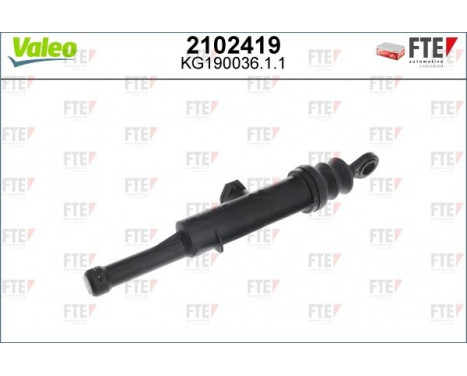 Master Cylinder, clutch FTE CLUTCH ACTUATION 2102419 Valeo, Image 2