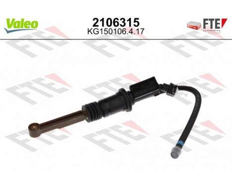 Master Cylinder, clutch FTE CLUTCH ACTUATION 2106315 Valeo, Image 2