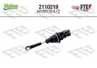 Master Cylinder, clutch FTE CLUTCH ACTUATION 2110219 Valeo