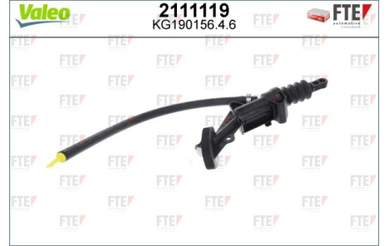 Master Cylinder, clutch FTE CLUTCH ACTUATION 2111119 Valeo, Image 2