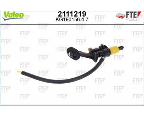Master Cylinder, clutch FTE CLUTCH ACTUATION 2111219 Valeo, Image 2