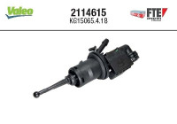 Master Cylinder, clutch FTE CLUTCH ACTUATION 2114615 Valeo