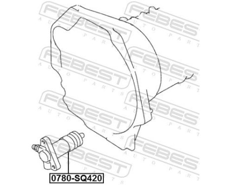 Slave Cylinder, clutch, Image 2
