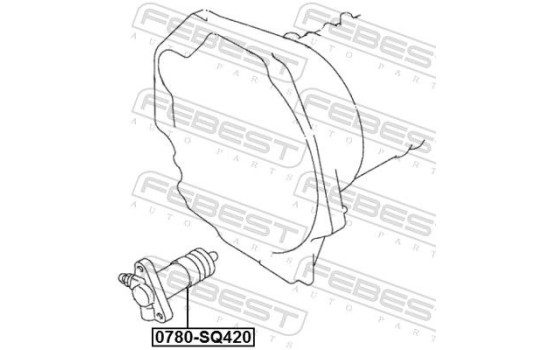 Slave Cylinder, clutch, Image 2