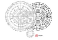Clutch kit 172271 FEBI