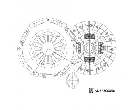Clutch Kit ADBP300056 Blue Print