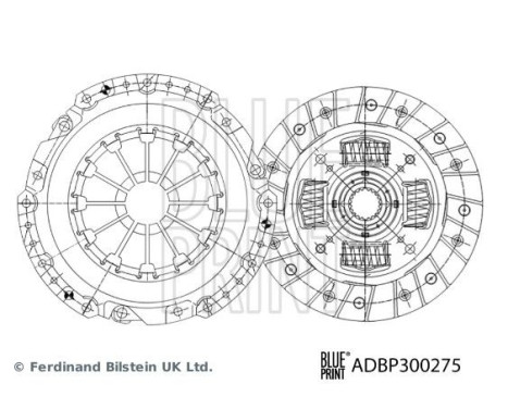 Clutch kit ADBP300275 Blue Print
