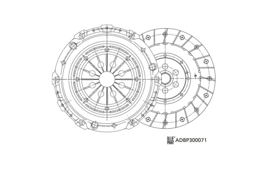 Clutch Kit SMARTFIT Solution Kit ADBP300071 Blue Print