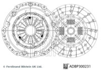 Clutch kit ADBP300231 Blue Print