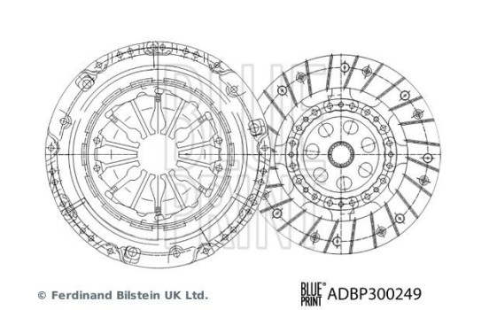 Clutch kit ADBP300249 Blue Print