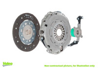 Clutch Kit KIT3P (CSC) 834389 Valeo