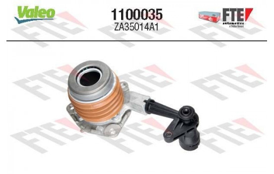 Central Slave Cylinder, clutch FTE CLUTCH ACTUATION 1100035 Valeo