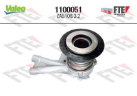 Central Slave Cylinder, clutch FTE CLUTCH ACTUATION 1100051 Valeo