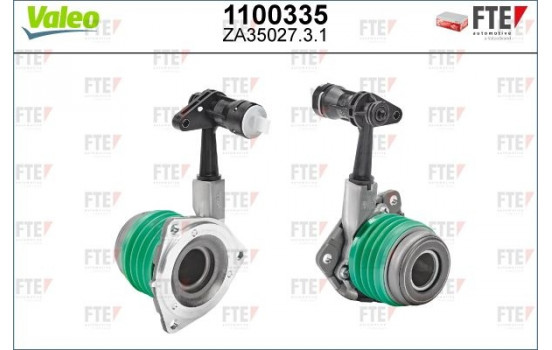 Central Slave Cylinder, clutch FTE CLUTCH ACTUATION 1100335 Valeo