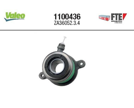 Central Slave Cylinder, clutch FTE CLUTCH ACTUATION 1100436 Valeo