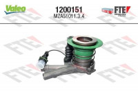 Central Slave Cylinder, clutch FTE CLUTCH ACTUATION 1200151 Valeo