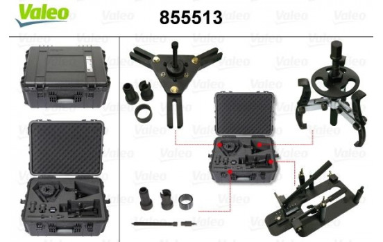 Mounting Tool Set, clutch/flywheel TOOLING DDC 855513 Valeo
