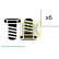 Screw Set, flywheel 411 0007 10 LUK