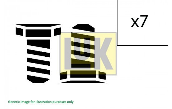 Screw Set, flywheel 411 0253 10 LUK