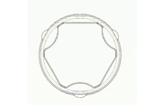 Bellow Set, drive shaft 36089 Spidan, Image 2