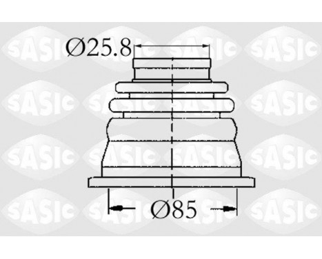 Bellow Set, drive shaft, Image 2