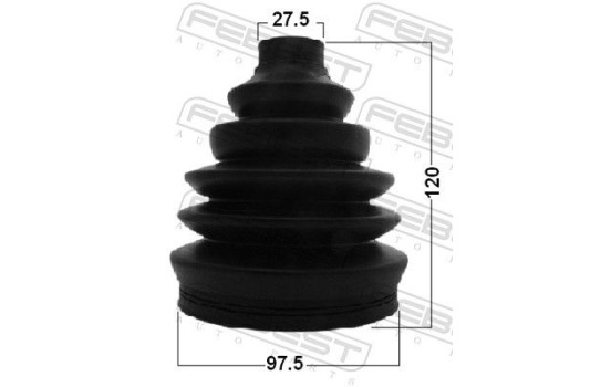 Bellow Set, drive shaft, Image 3