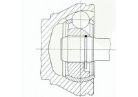 CV joint repair kit, drive shaft 36603 Spidan