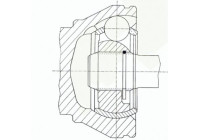 CV joint repair kit, driveshaft