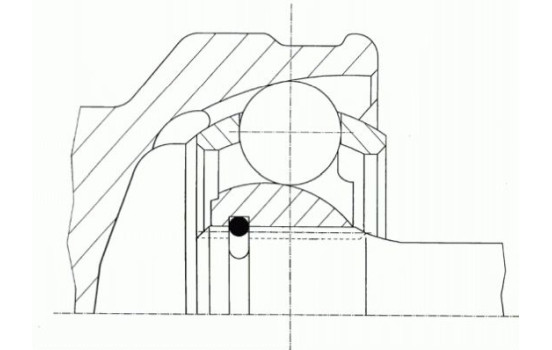Joint Kit, drive shaft 23667 Spidan