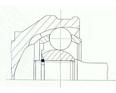 Joint Kit, drive shaft 36622 Spidan, Image 2