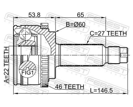 Joint Kit, drive shaft, Image 2