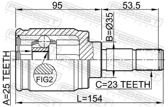 Joint Kit, drive shaft, Image 2