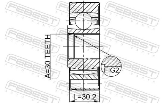 Joint Kit, drive shaft, Image 2