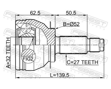 Joint Kit, drive shaft, Image 2