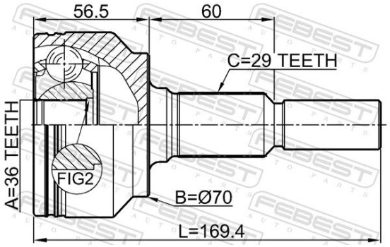 Joint Kit, drive shaft, Image 2