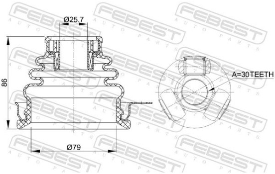 Joint Kit, drive shaft, Image 2