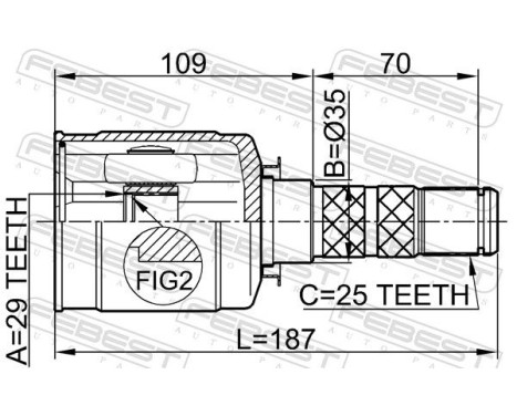 Joint Kit, drive shaft, Image 2
