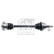 drive shaft 181980 FEBI