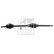 Drive shaft 1006025 FEBI