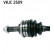Drive Shaft VKJC 2509 SKF, Thumbnail 2