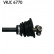 Drive Shaft VKJC 6770 SKF, Thumbnail 4