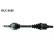 Drive Shaft VKJC 8480 SKF, Thumbnail 2