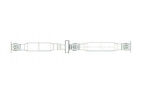 Propshaft, axle drive GKNP20013 Spidan