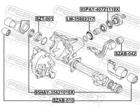 Mounting, differential, Image 2