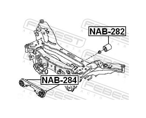 Mounting, differential, Image 2