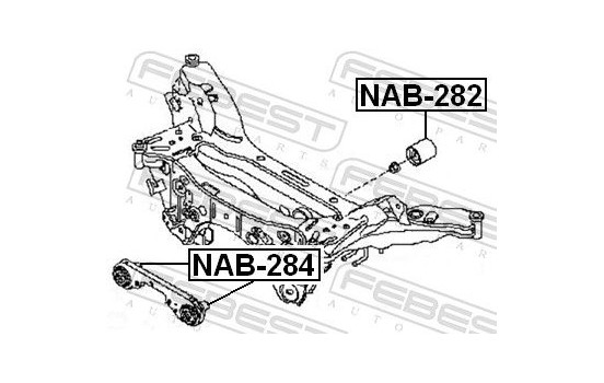 Mounting, differential, Image 2