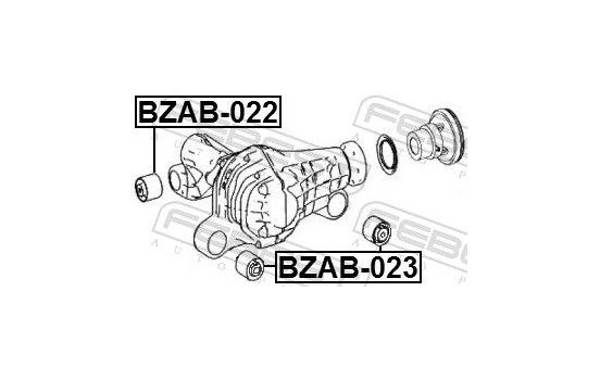Mounting, differential