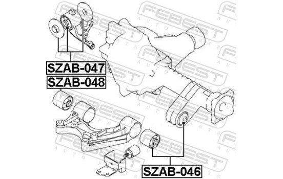 Mounting, differential