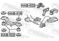 Mounting, differential