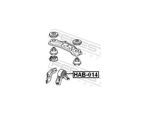 Mounting, differential, Image 2